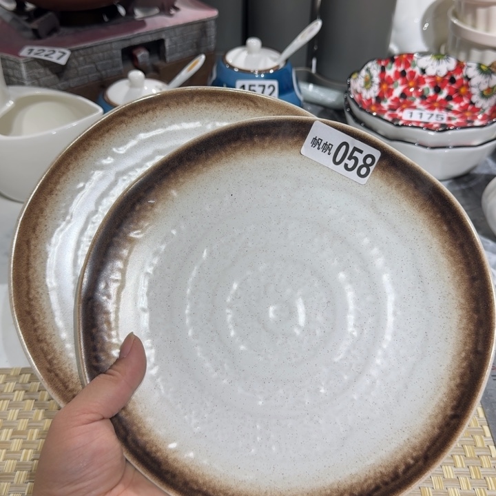 瓷片陶瓷瑕疵介意慎拍058