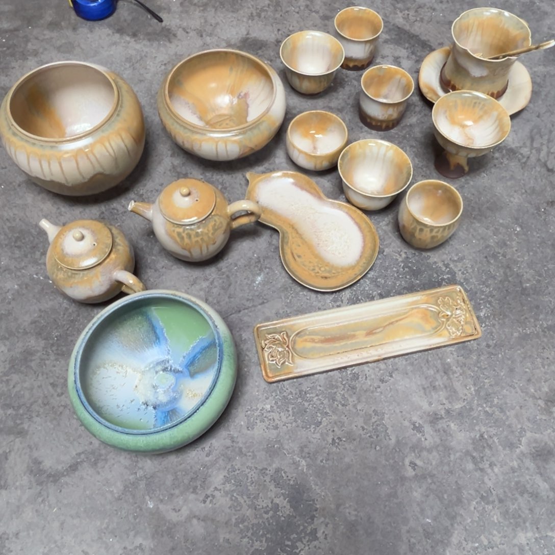 h***y景德镇纯手工柴烧茶器