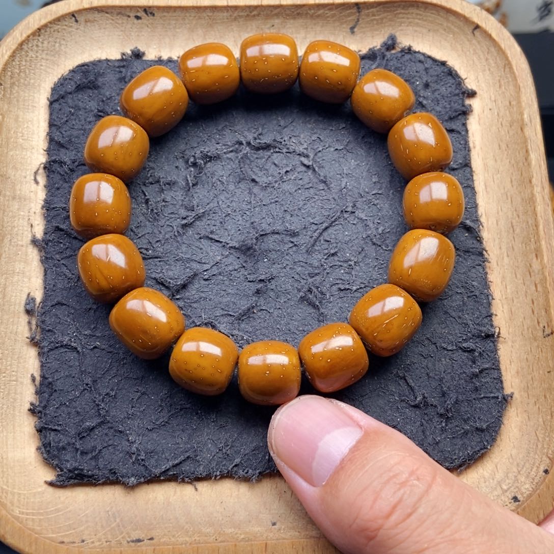 紫金鼠手串13mm精品黄金甲