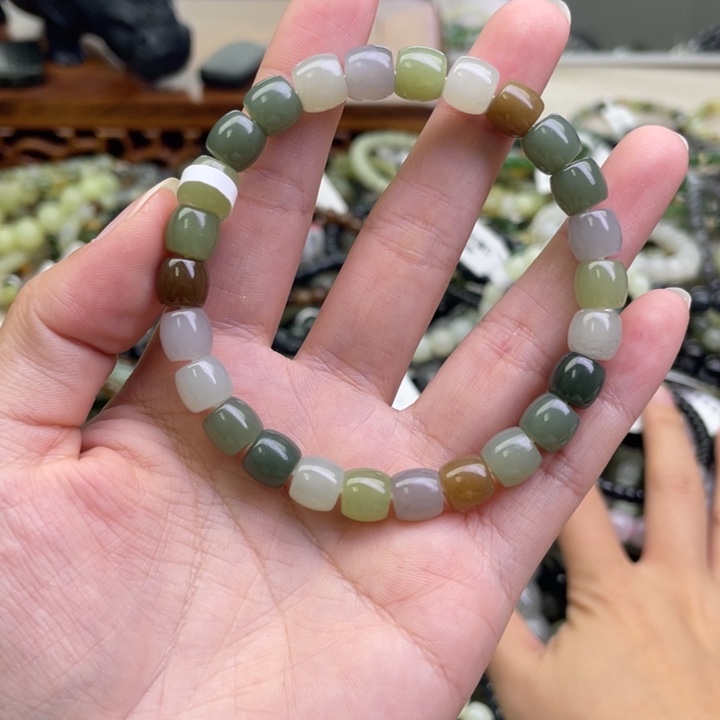 和田玉未镶嵌手链