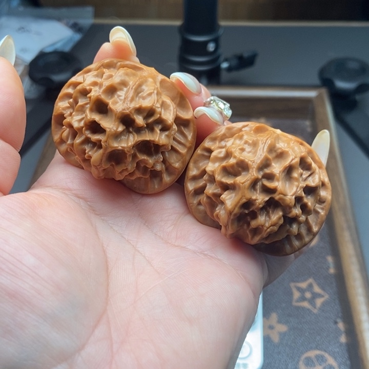 吊坠文玩核桃龙鳞纹45尺寸