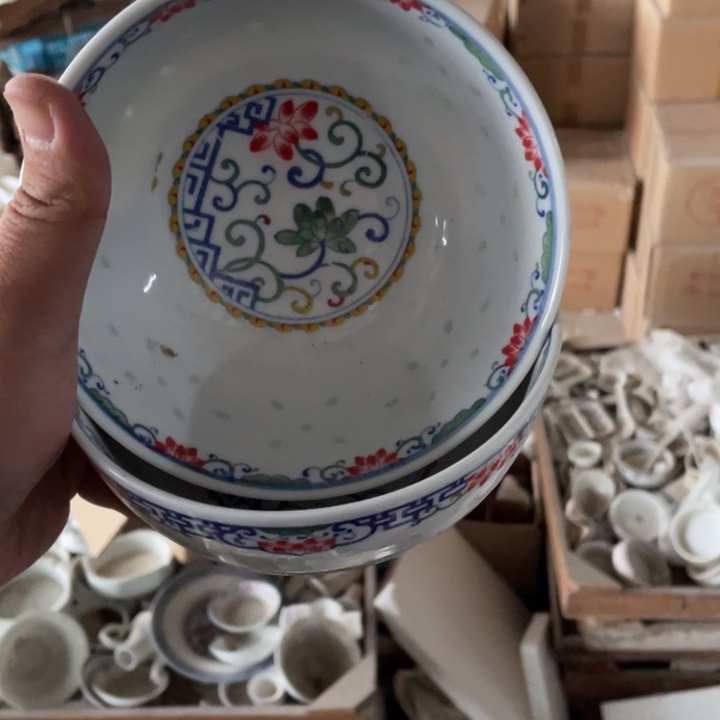 碗瓷景德镇高温细白瓷