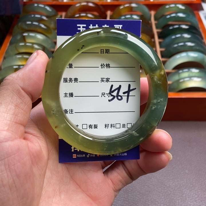 未镶嵌蛇纹石玉手镯手串戒指