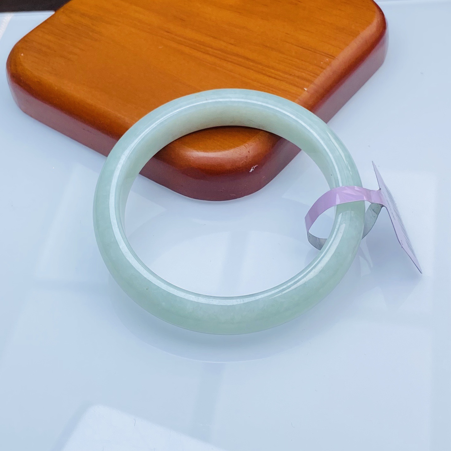  【秋姐翡翠】天然A货翡翠手镯57圈&D3-10