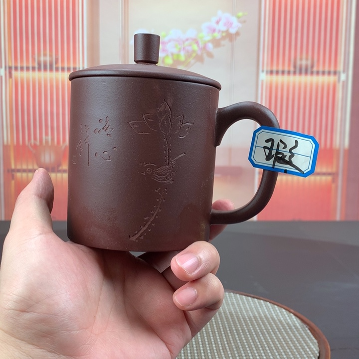 紫砂茶杯紫砂茶具手工紫砂盖杯