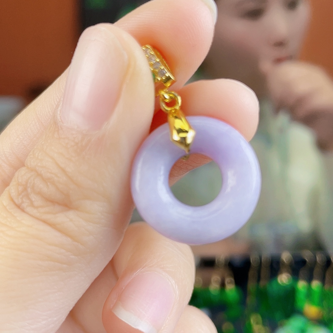 翡翠未镶嵌耳饰饰品