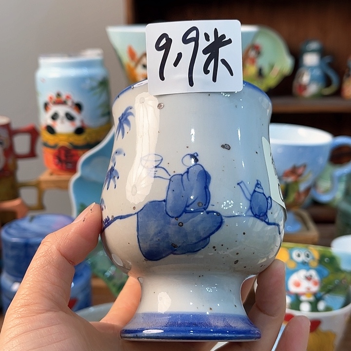 陶景德镇釉下手绘陶瓷 