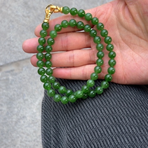 【闪购商品】和田玉（碧玉）项链未镶嵌