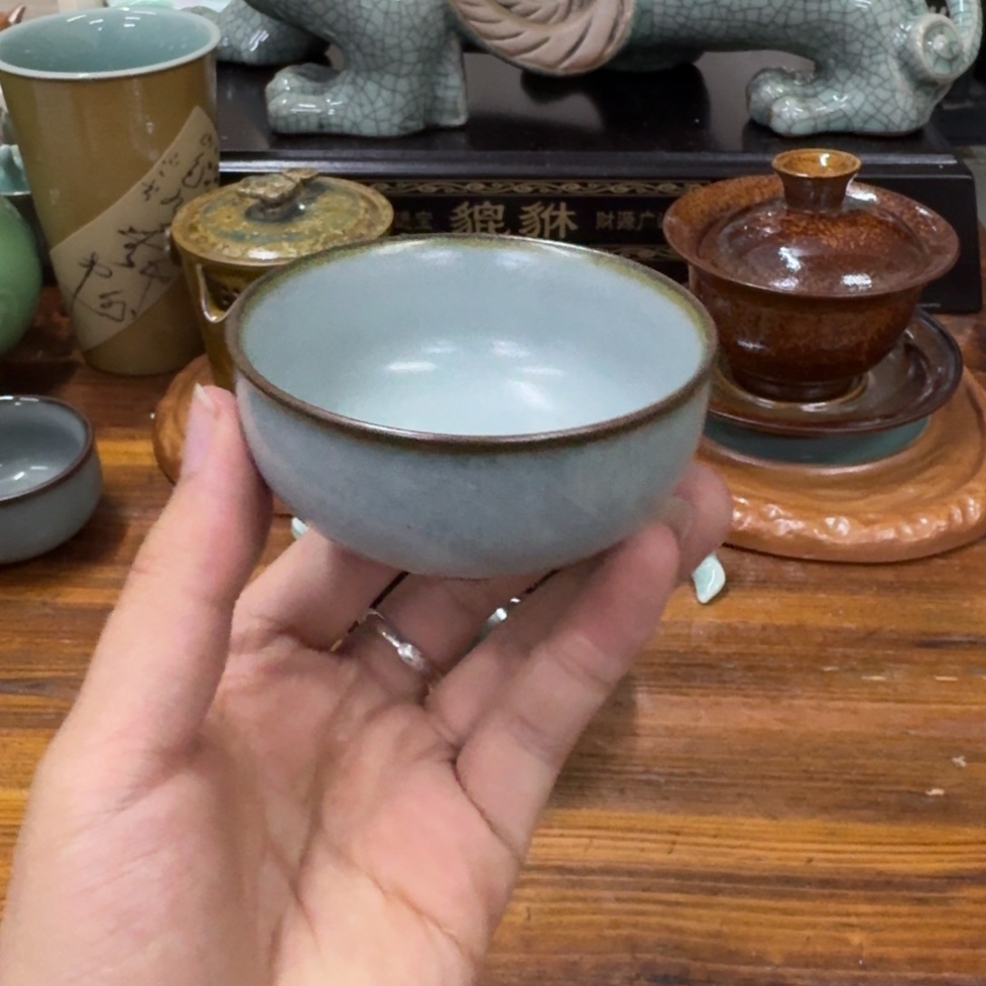 龙泉青瓷茶具微瑕9208