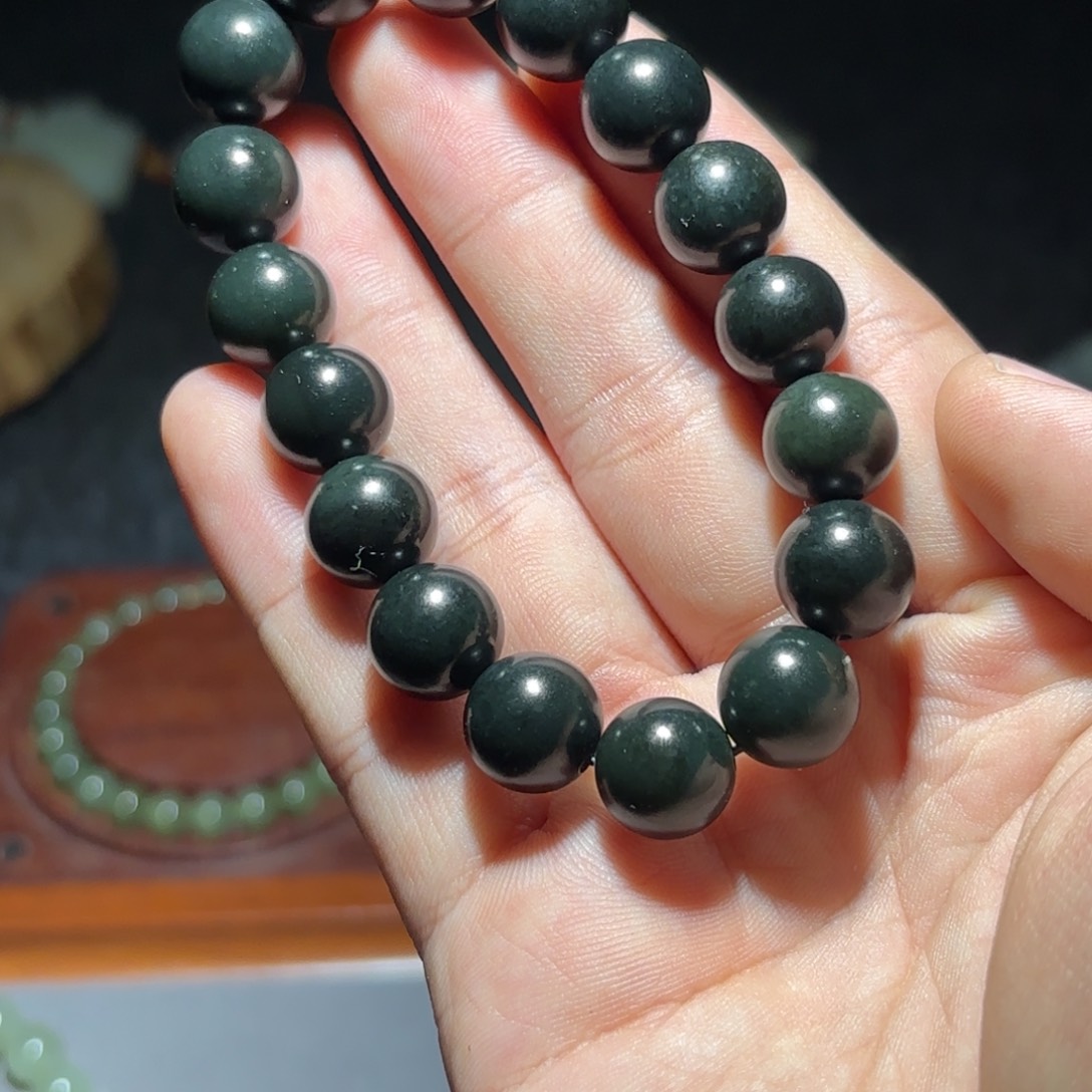 和田玉未镶嵌手链