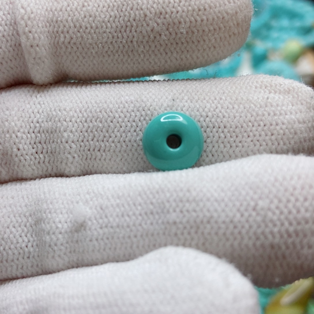 绿松石珠子9.7未镶嵌