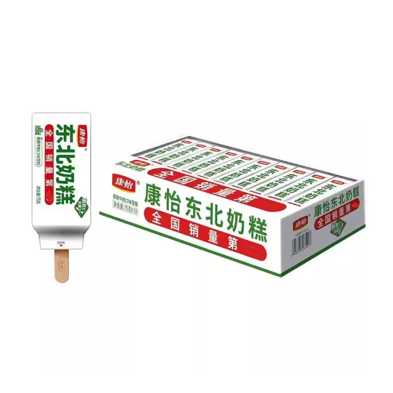 康怡东北奶糕草原牛奶口味雪糕75g*10支/盒