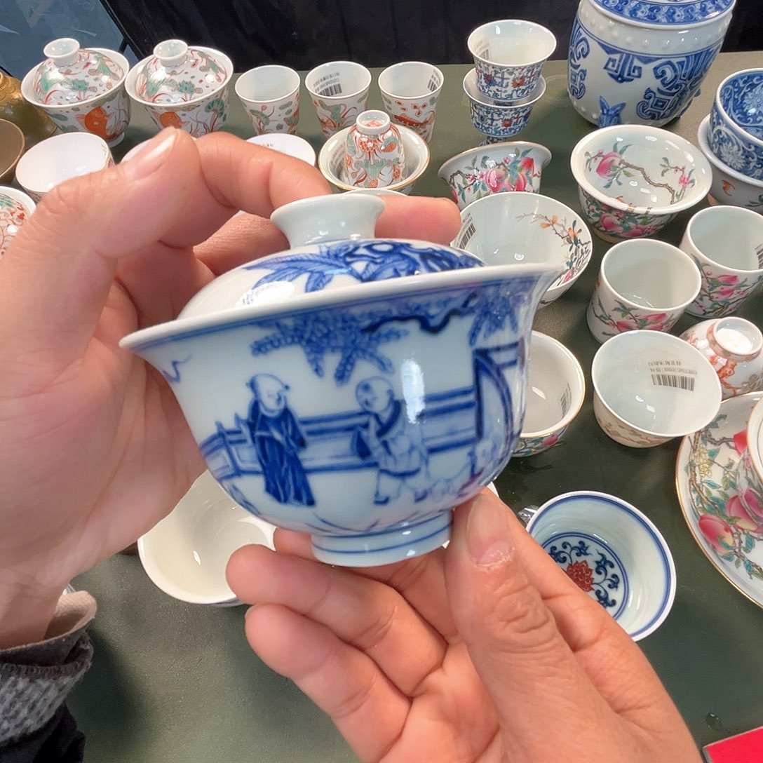 杯青花瓷器青花瓷器