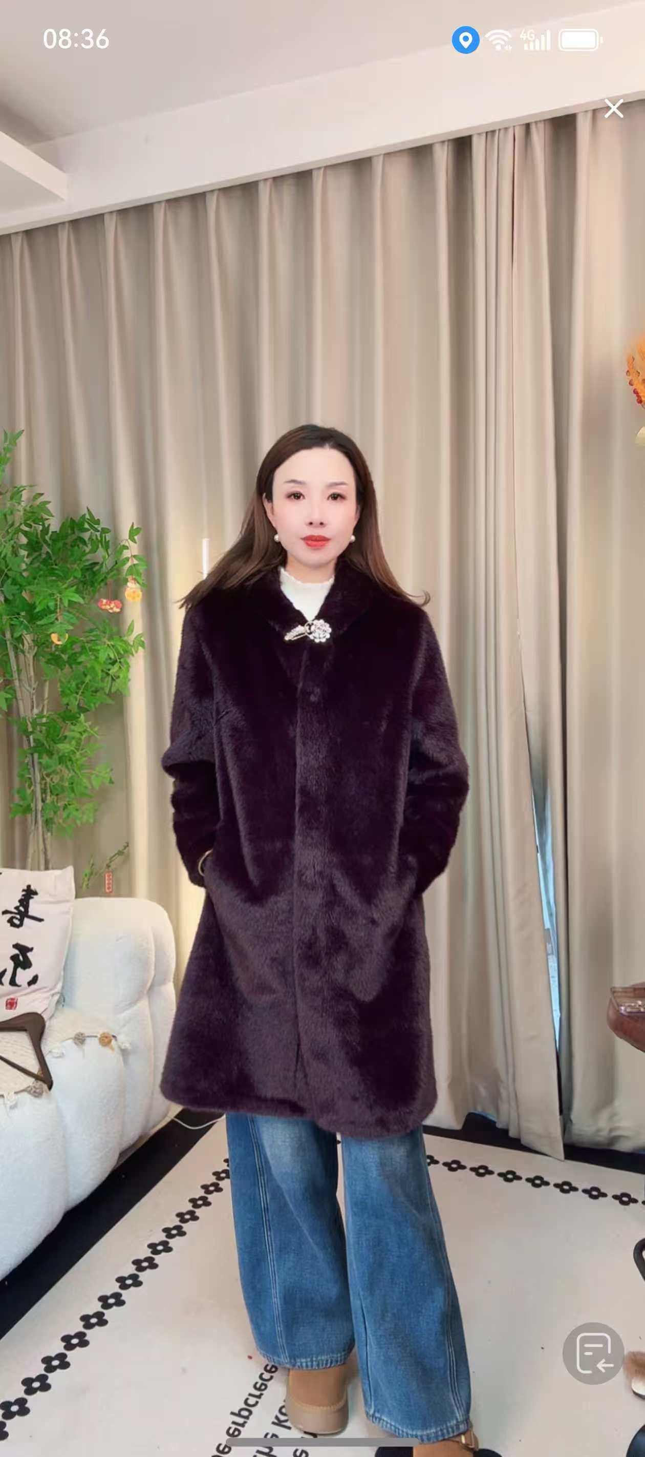 悦季精品（连帽貂绒）复古百搭时尚保暖休闲连帽外套