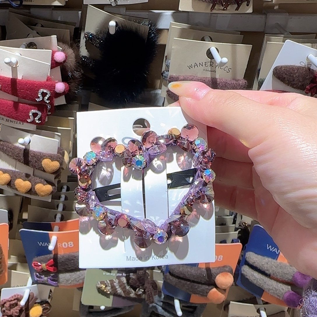 皮质非金属爱心拜拜