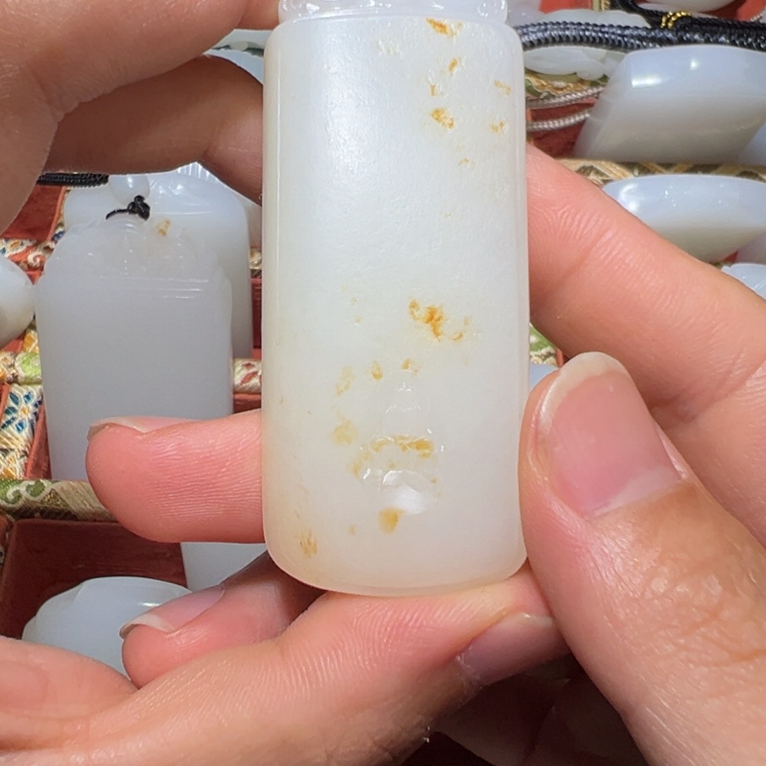 和田玉未镶嵌挂件1️⃣**