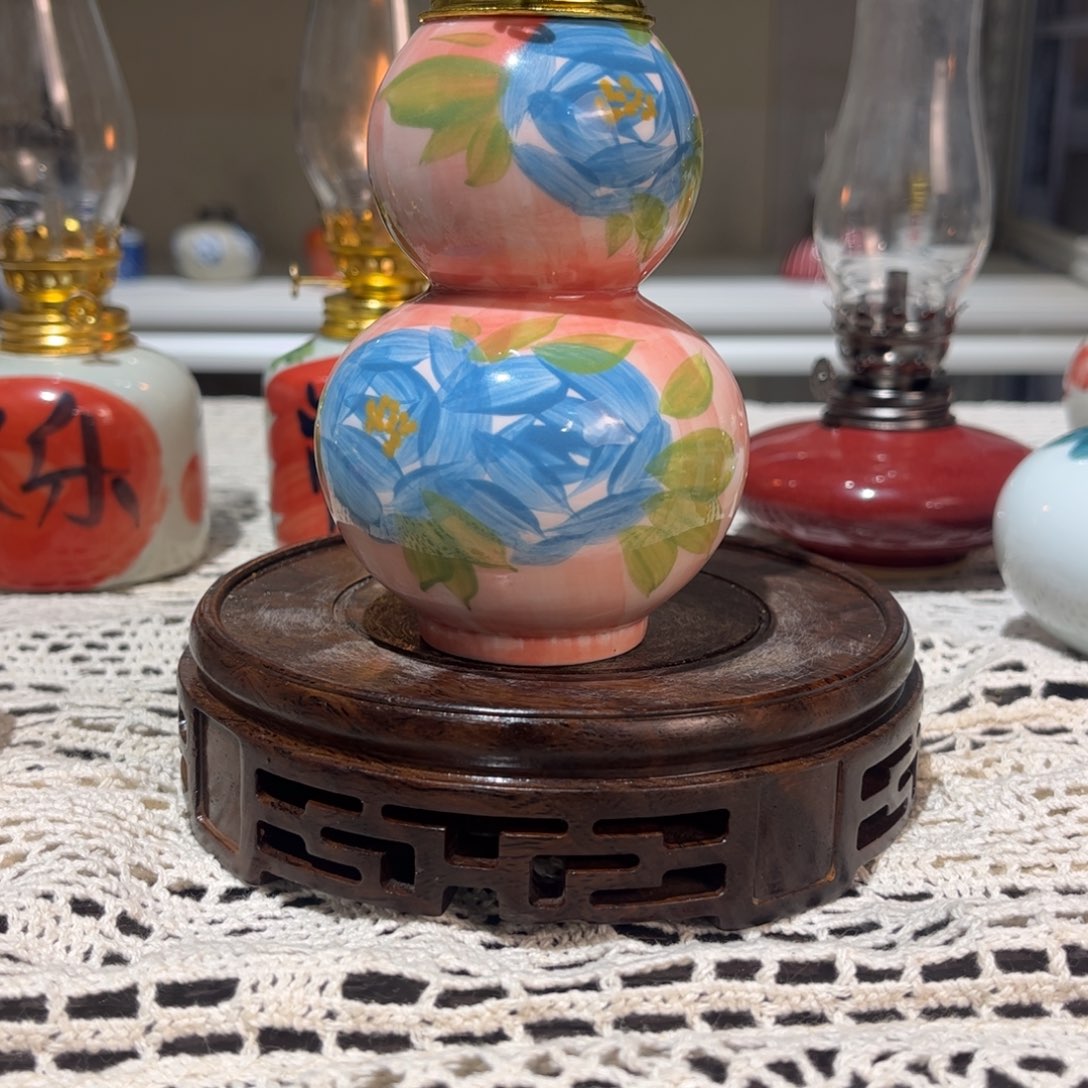 摆件景德镇陶瓷香薰灯