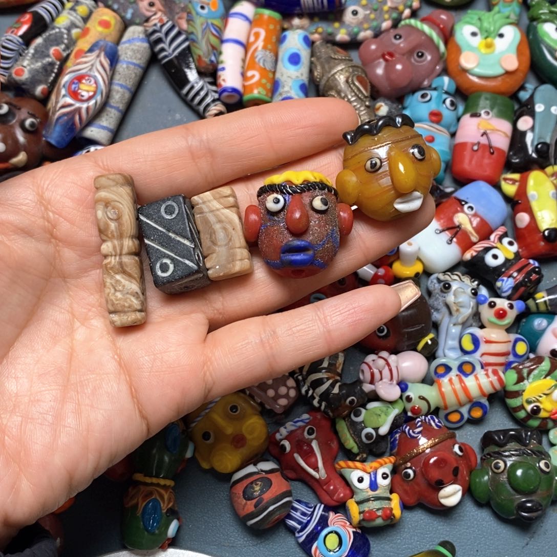 琉璃颈饰印度尼西亚配件专拍