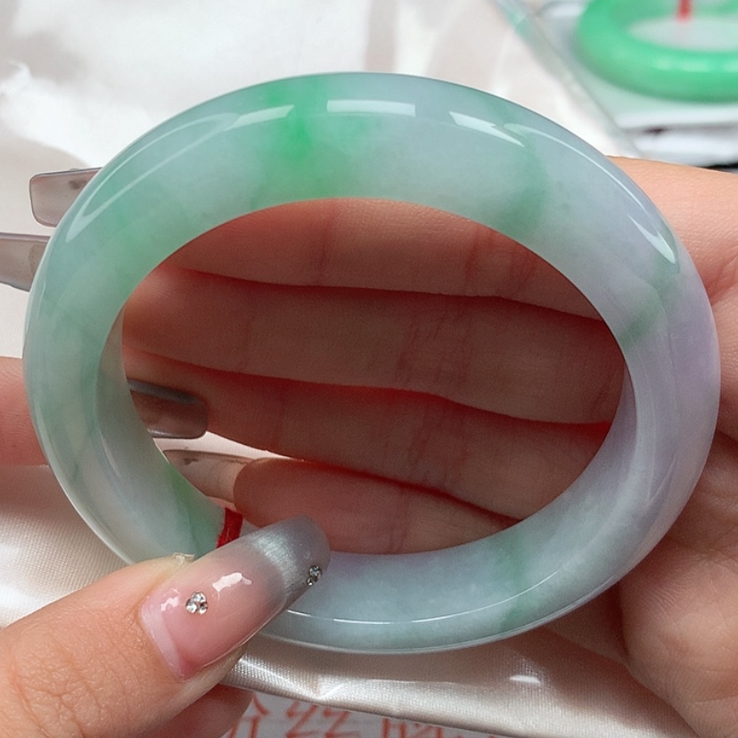 【闪购商品】翡翠手镯未镶嵌57圈