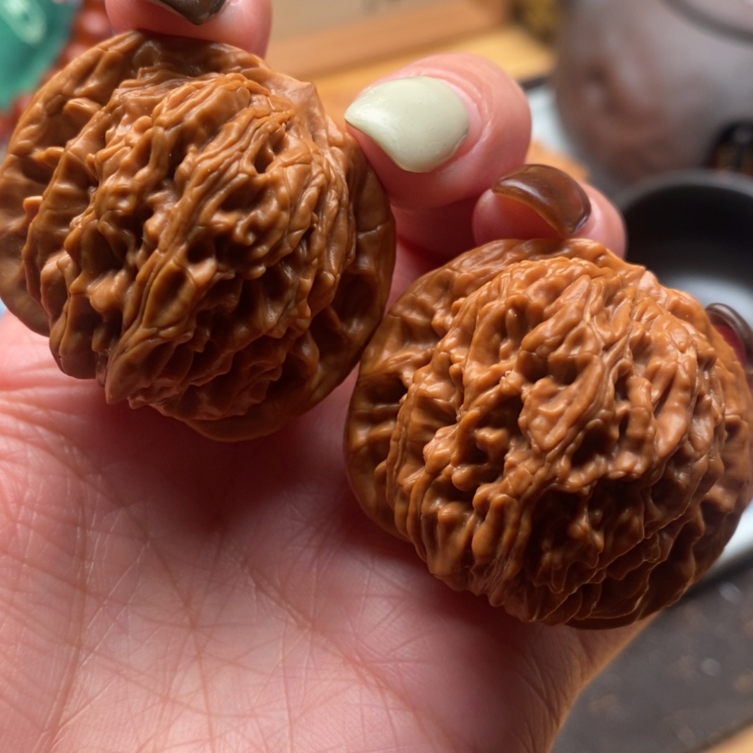 文玩核桃把件40尺寸全品四座楼