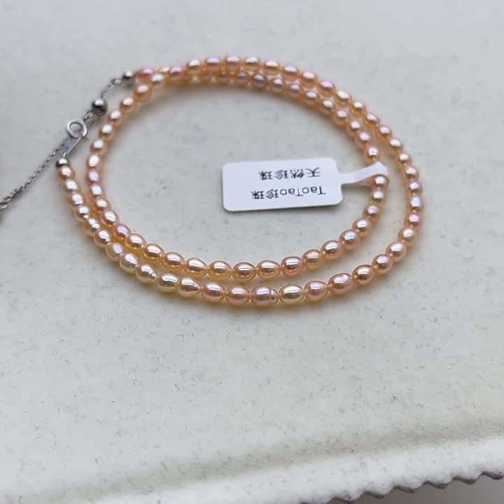 颈饰合金淡水珍珠