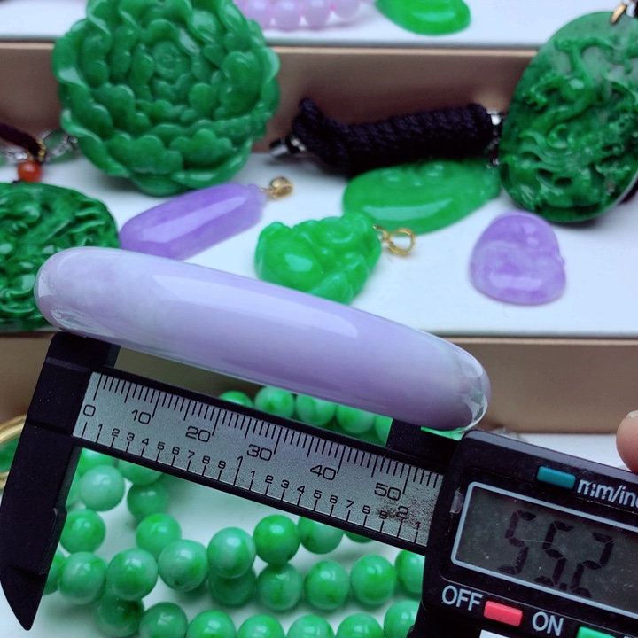 翡翠未镶嵌手镯耳饰