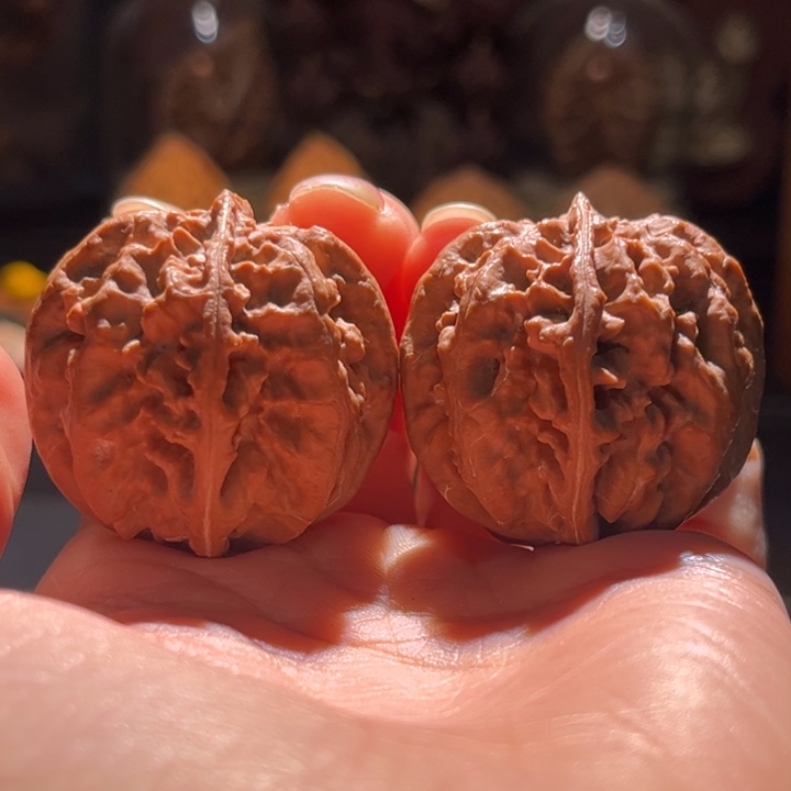 吊坠文玩核桃金钱龙珠35