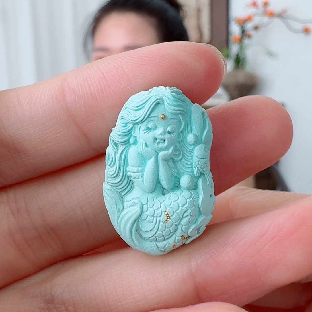 未镶嵌绿松石珠宝奇石