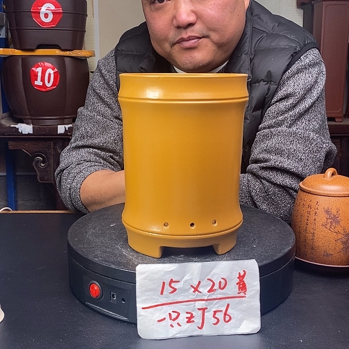 花盆紫砂货号一只ZJ56