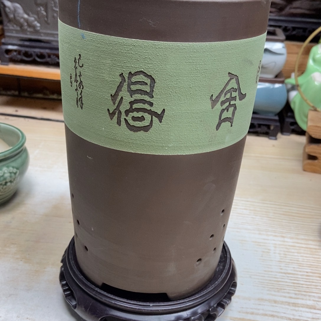 瓷片陶瓷花盆陶瓷艺术