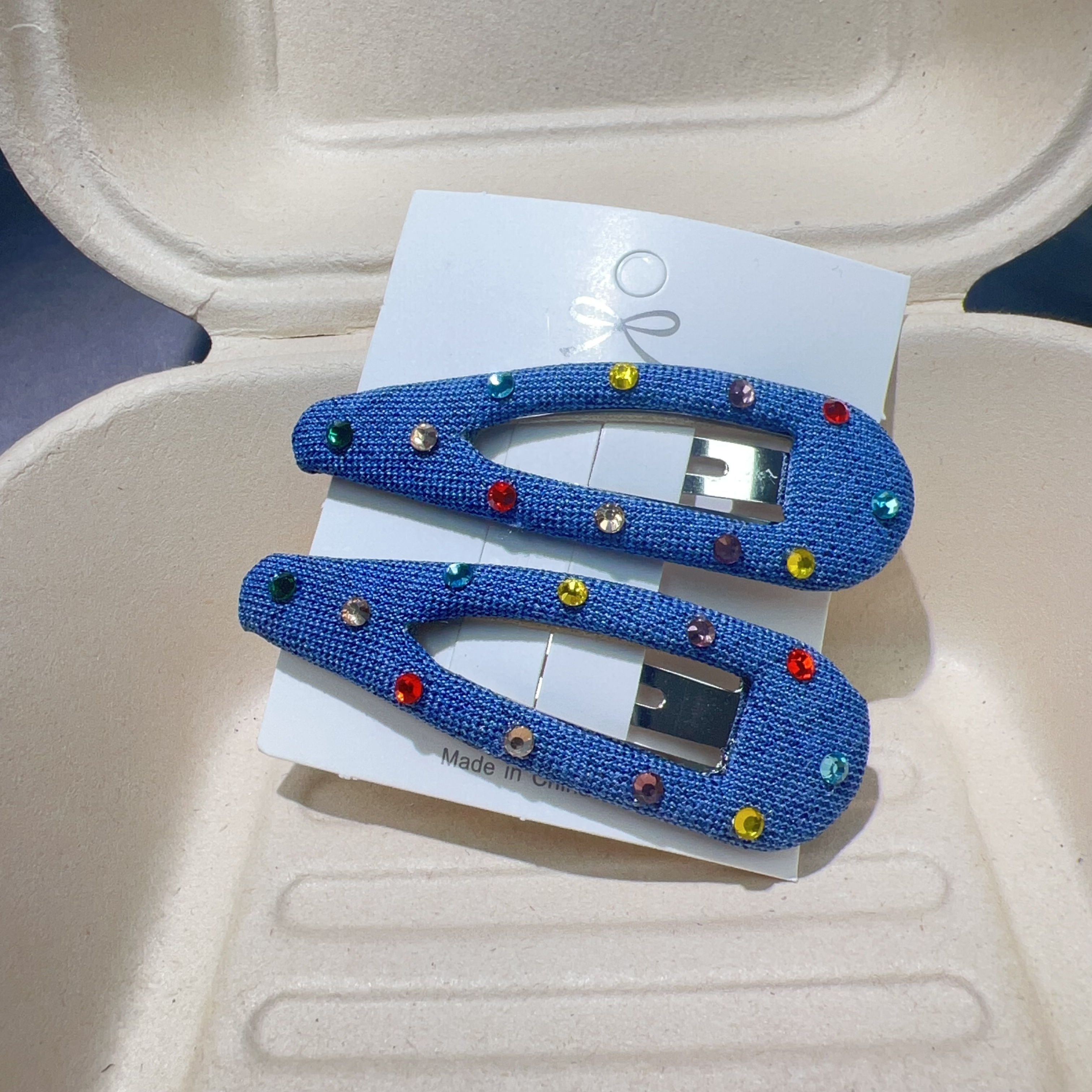 【颖彩家】K018小猫发夹发饰边夹一对