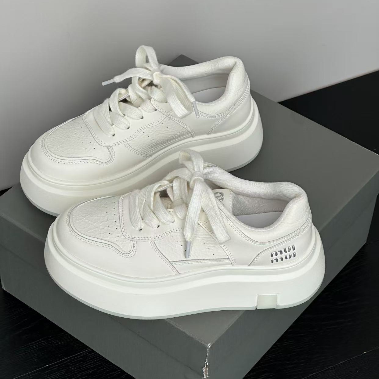 断码捡漏休闲小白鞋老爹鞋--49