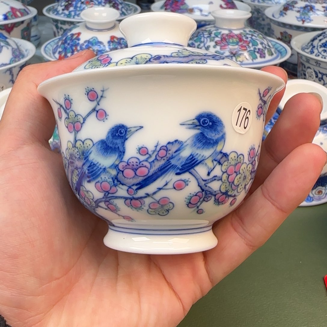 杯彦祖纯手工手绘茶具176