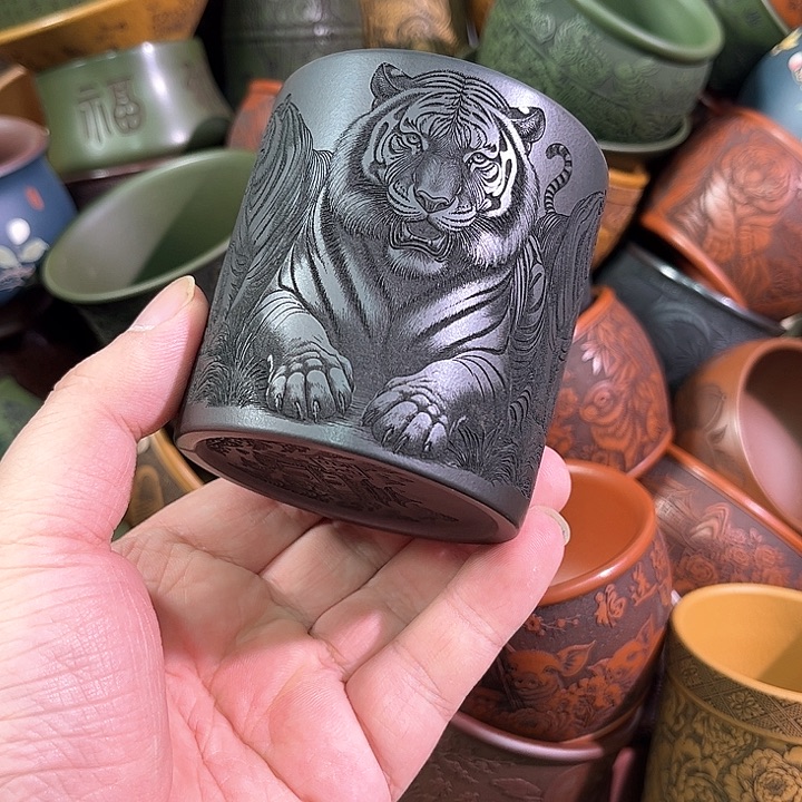 茶杯紫砂全手工紫砂主人杯