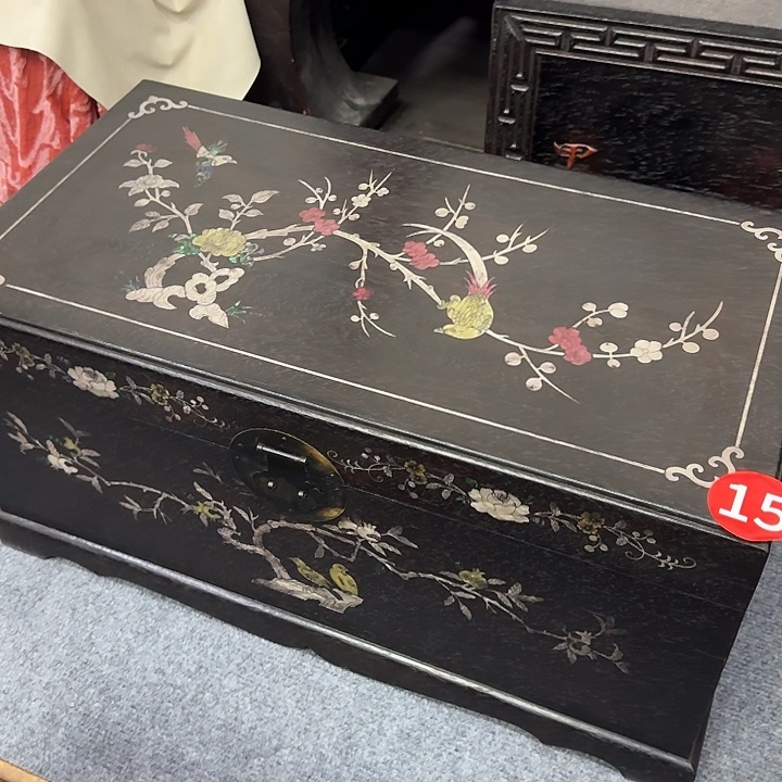 E***a非洲紫檀（红花梨）一对大箱子60✖️32✖️31