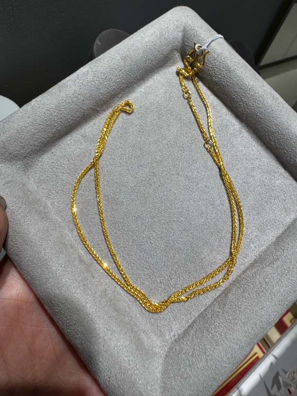足金999项链肖邦链5.98克