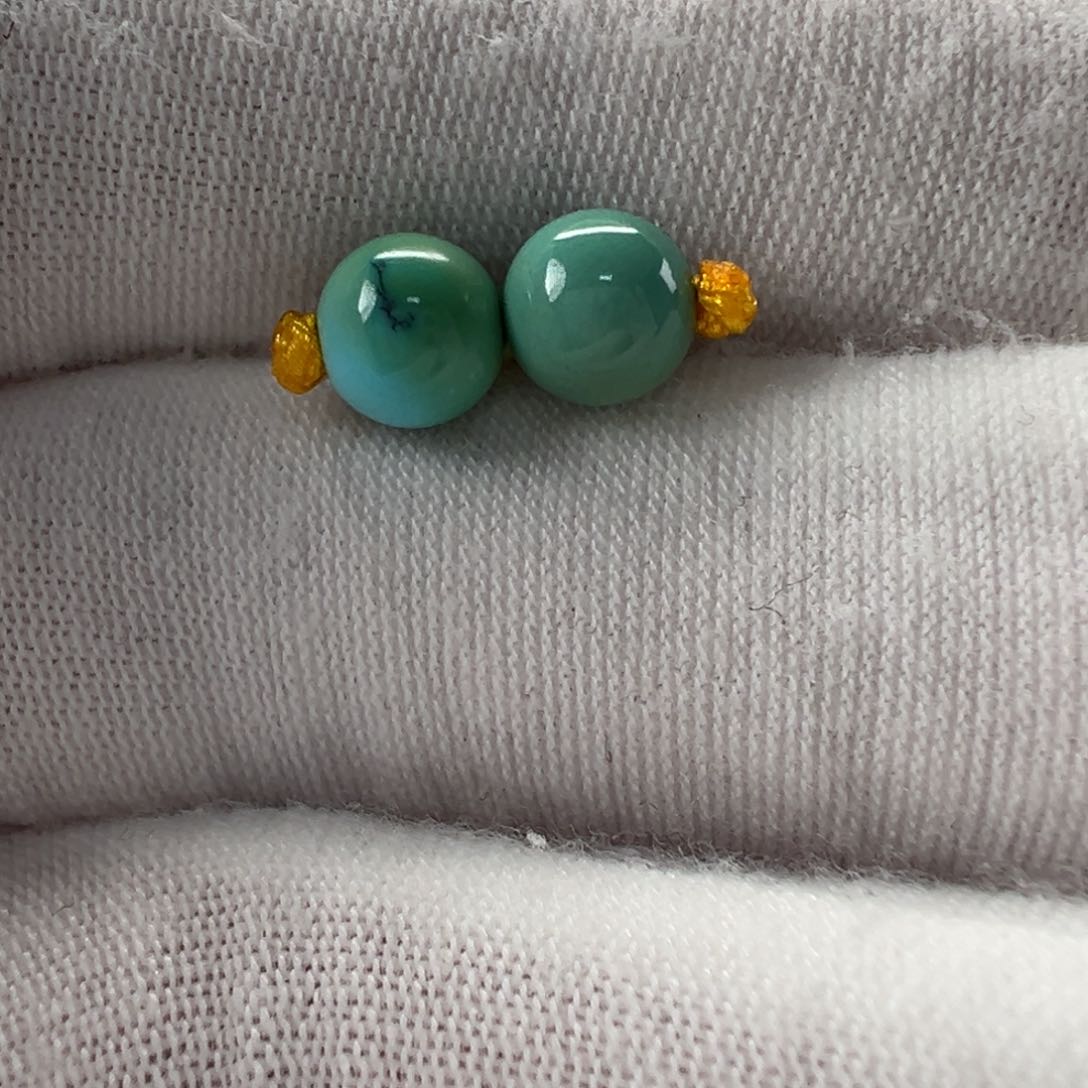 未镶嵌绿松石圆珠 6.3mm