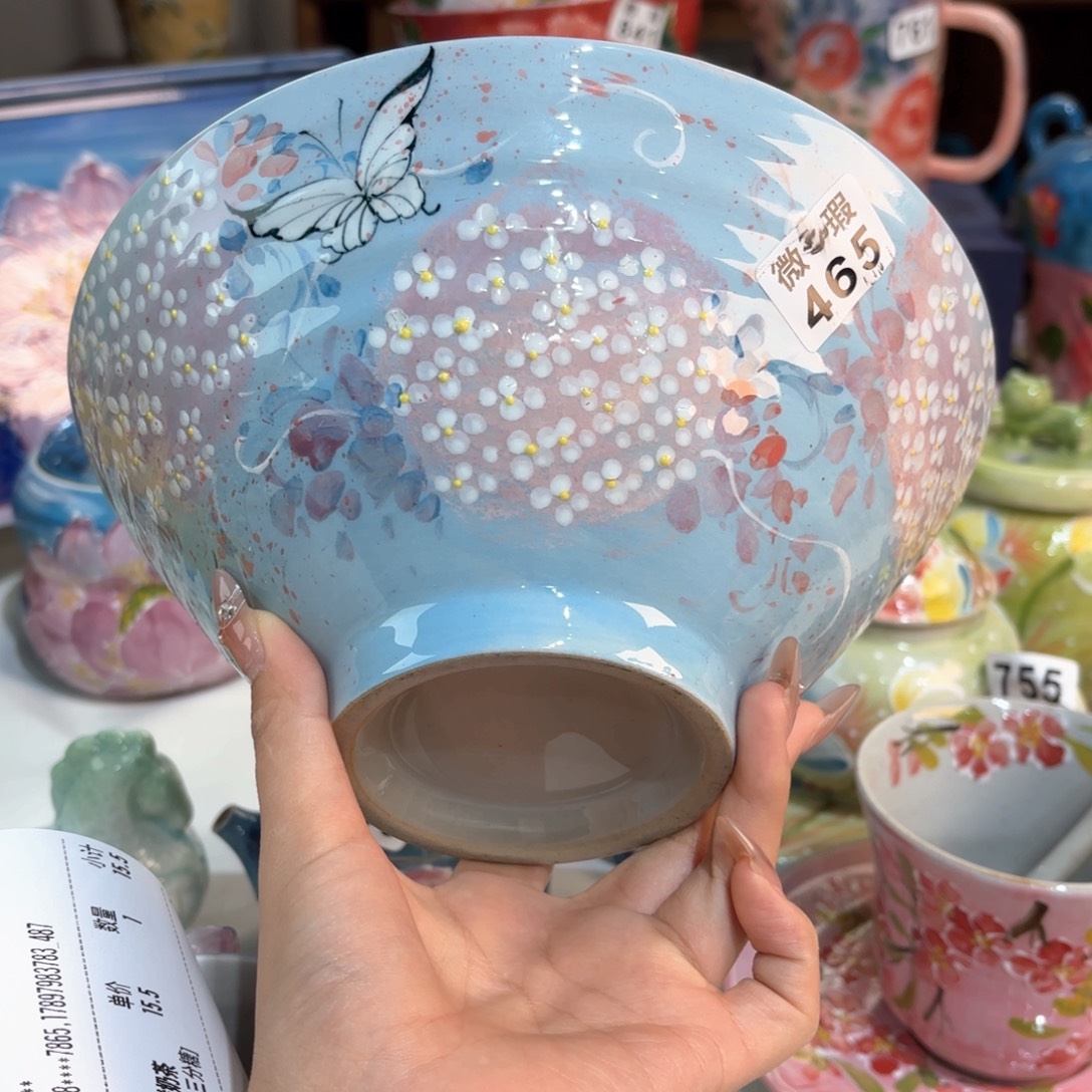 景德镇手绘高温釉下彩陶瓷茶具