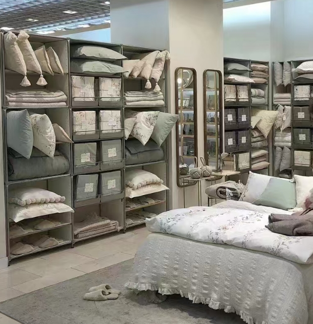 【微瑕】A5594皱皱双层纱单人被150*200