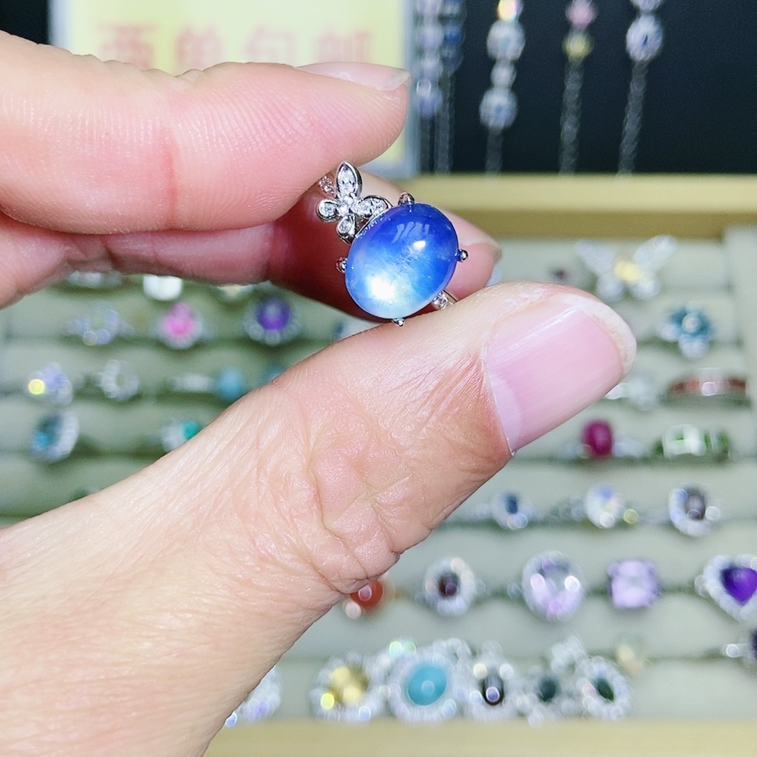 【闪购商品】未镶嵌戒圈海蓝宝石