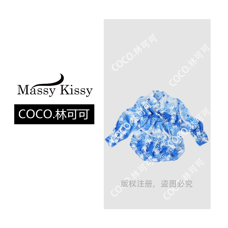 【COCO林可可】"蓝城旧事"2025气质百搭休闲时尚设计重工时尚套装