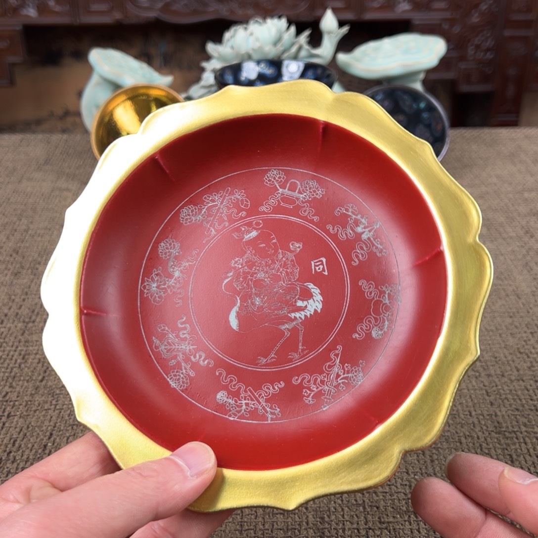 瓷片正能量陶瓷艺术品