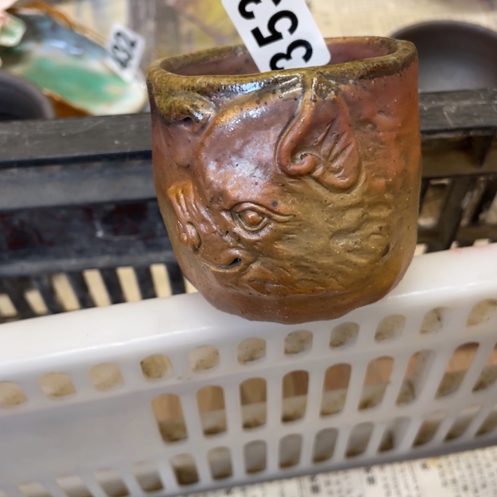 手工制作陶瓷茶具茶杯青蛙