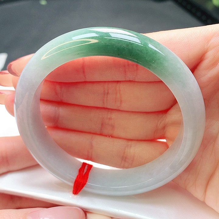 翡翠手镯未镶嵌56正圈