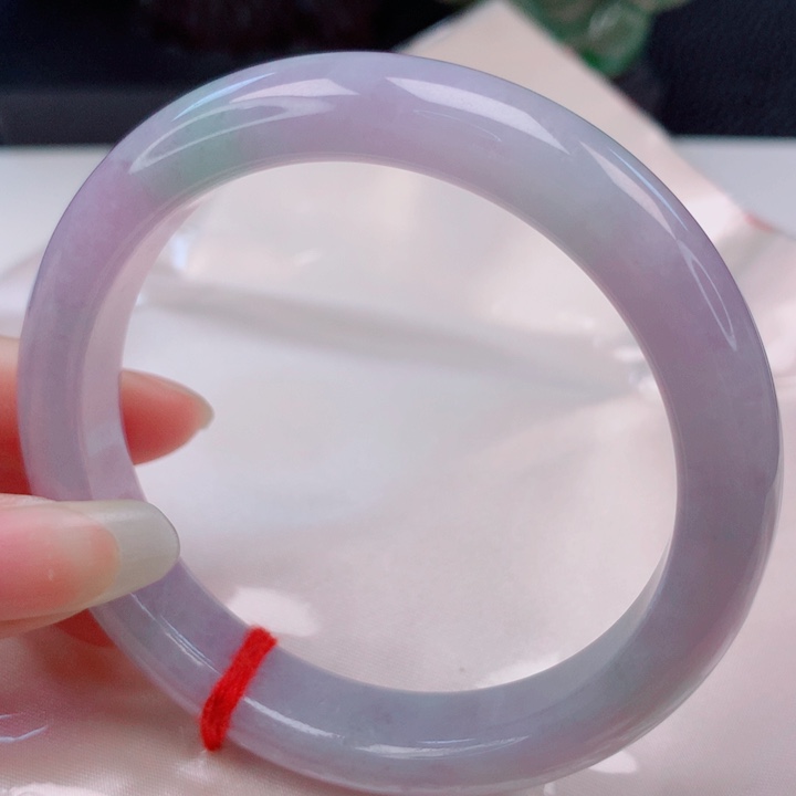 翡翠未镶嵌手镯57圈