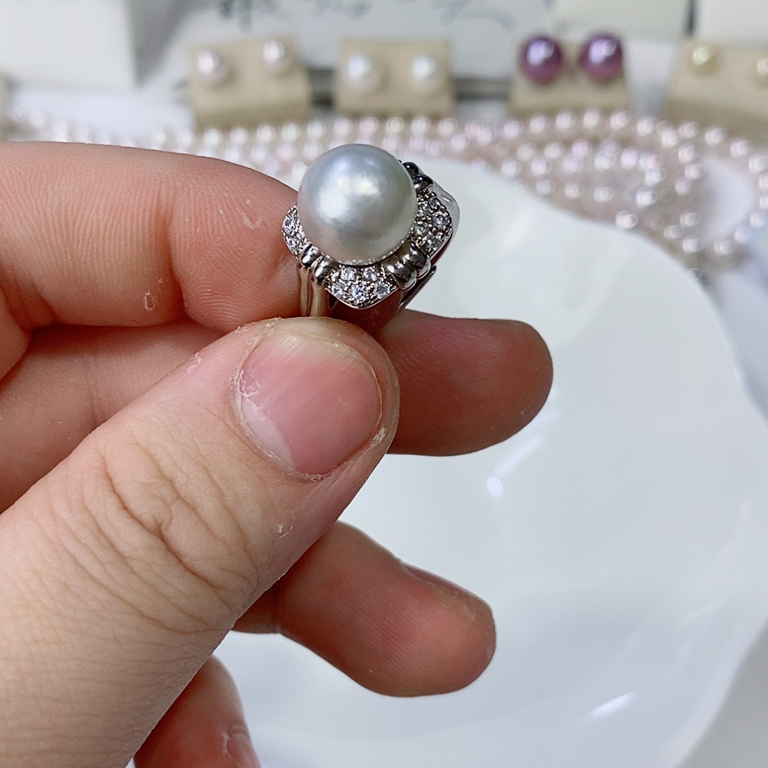 海水珍珠戒指未镶嵌