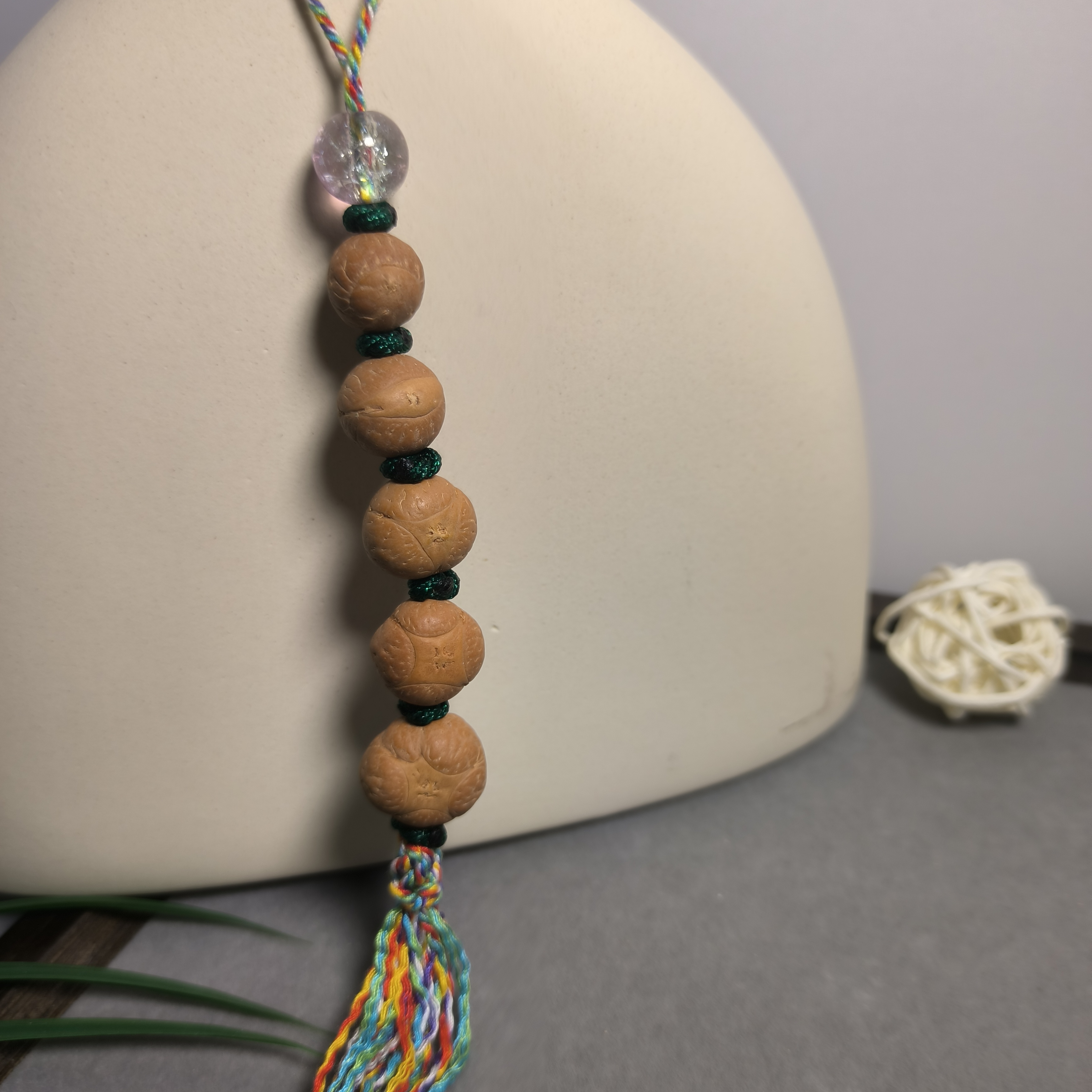 【WF500036】尼泊尔凤眼菩提五福临门五星吊坠