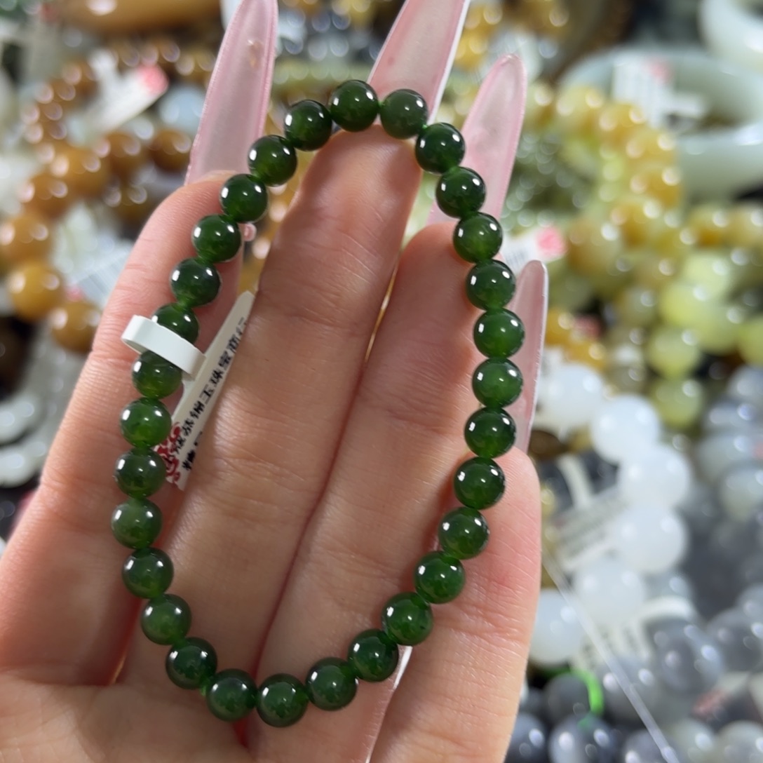 和田玉未镶嵌手链283