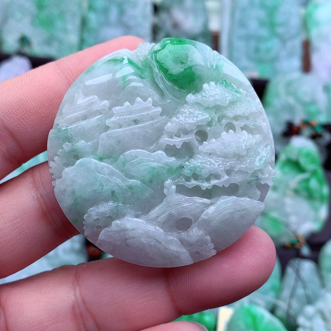 翡翠吊坠(不含链)未镶嵌