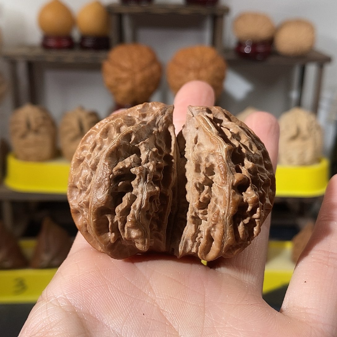 吊坠文玩核桃玄**邮双棒单颗59